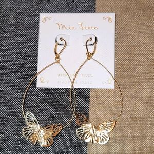 Butterfly earrings